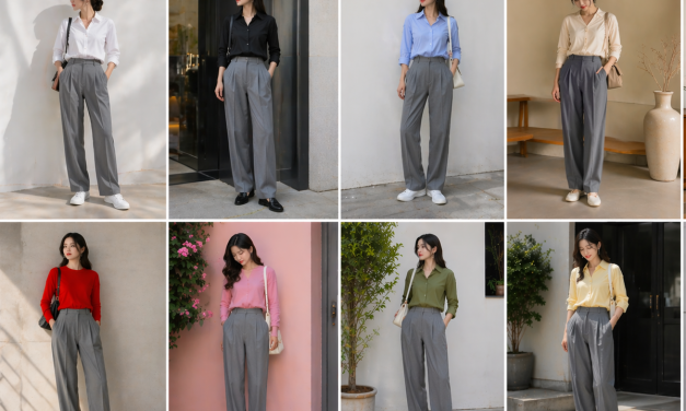 Tampil Keren! Ini Warna Baju Yang Pas Untuk Celana Abu-Abu