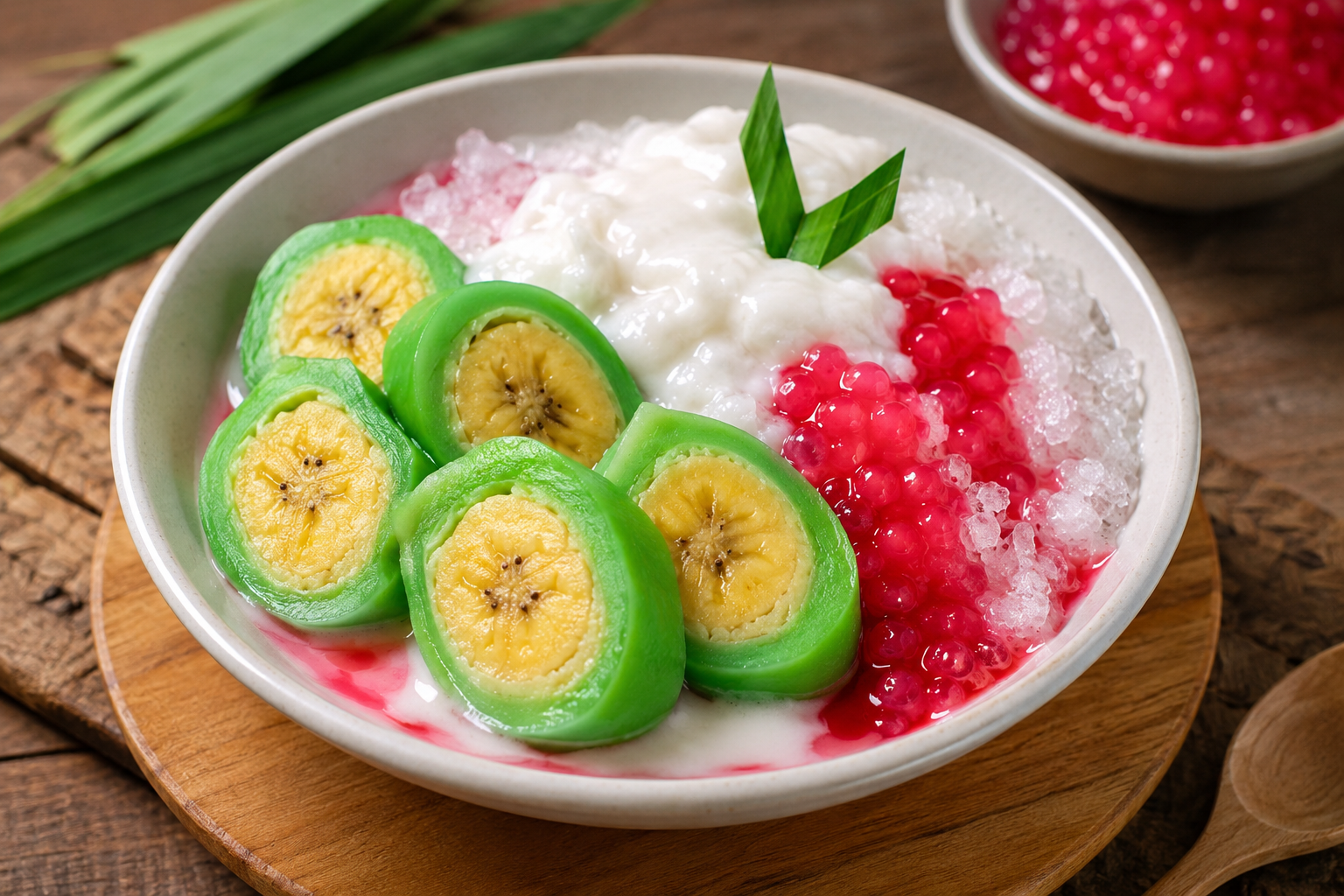 Kuliner Pisang Ijo: Dessert Khas Makassar Manis & Menyegarkan
