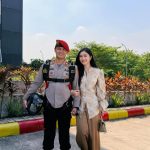 Febby Rastanty Curi Perhatian Di HUT Bhayangkara Ke-80