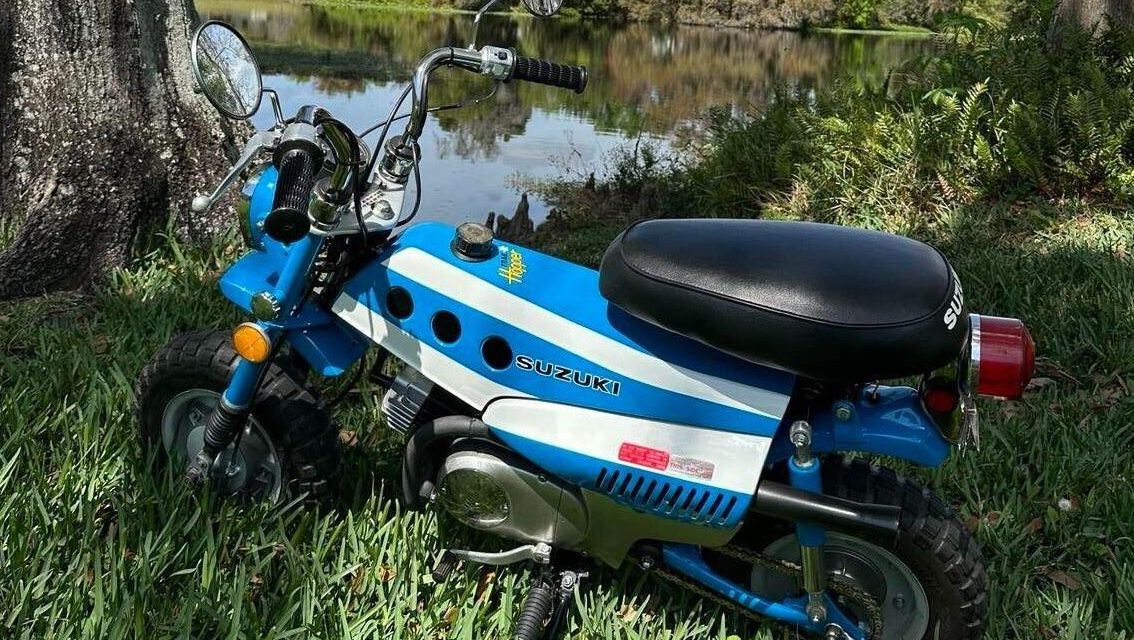 Mungil Tapi Unik! Suzuki MT-50J Trailhopper & Mesin 2-Tak 49 Cc