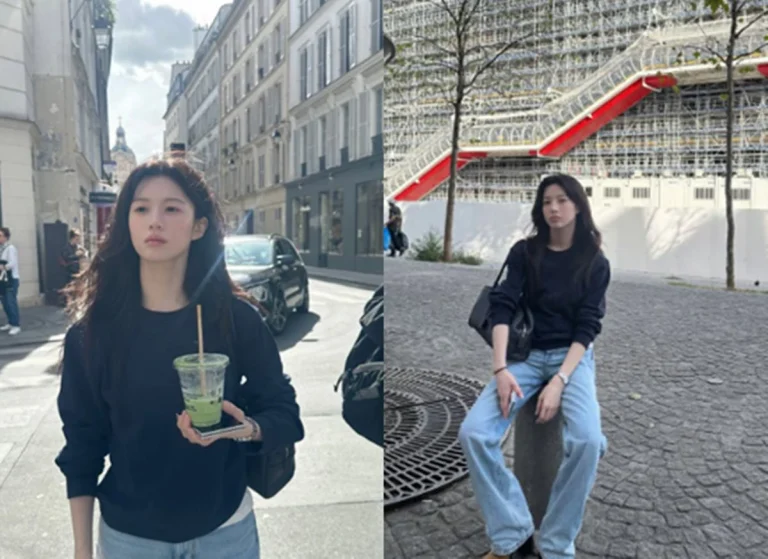 Makin Memesona! Go Youn Jung Foto Candid Manis Di Paris
